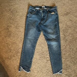 The loft stretchy skinny ankle jean